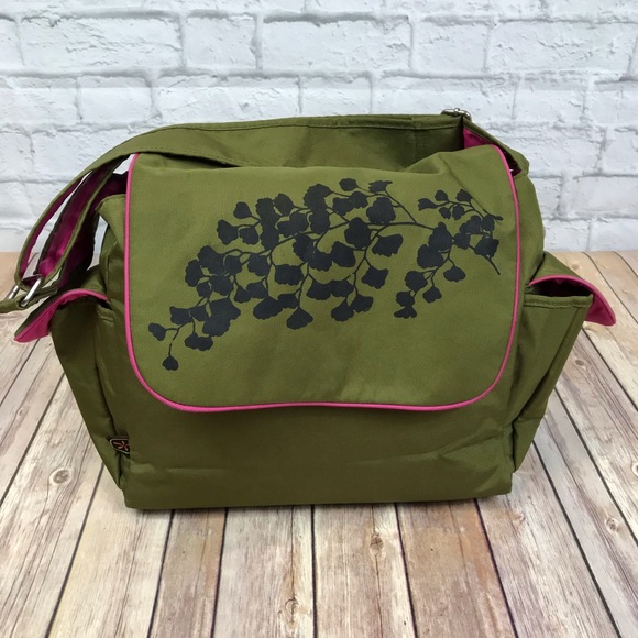 Fleurville Handbags - Fleurville Re-Run Messenger Diaper Bag